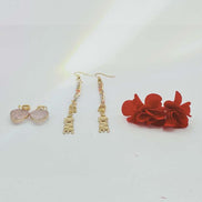 3 Piece Lover's Charm Earring  Set (Limited Edition)