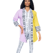 Reversible Linen Robe (Midi) 2 Styles in 1