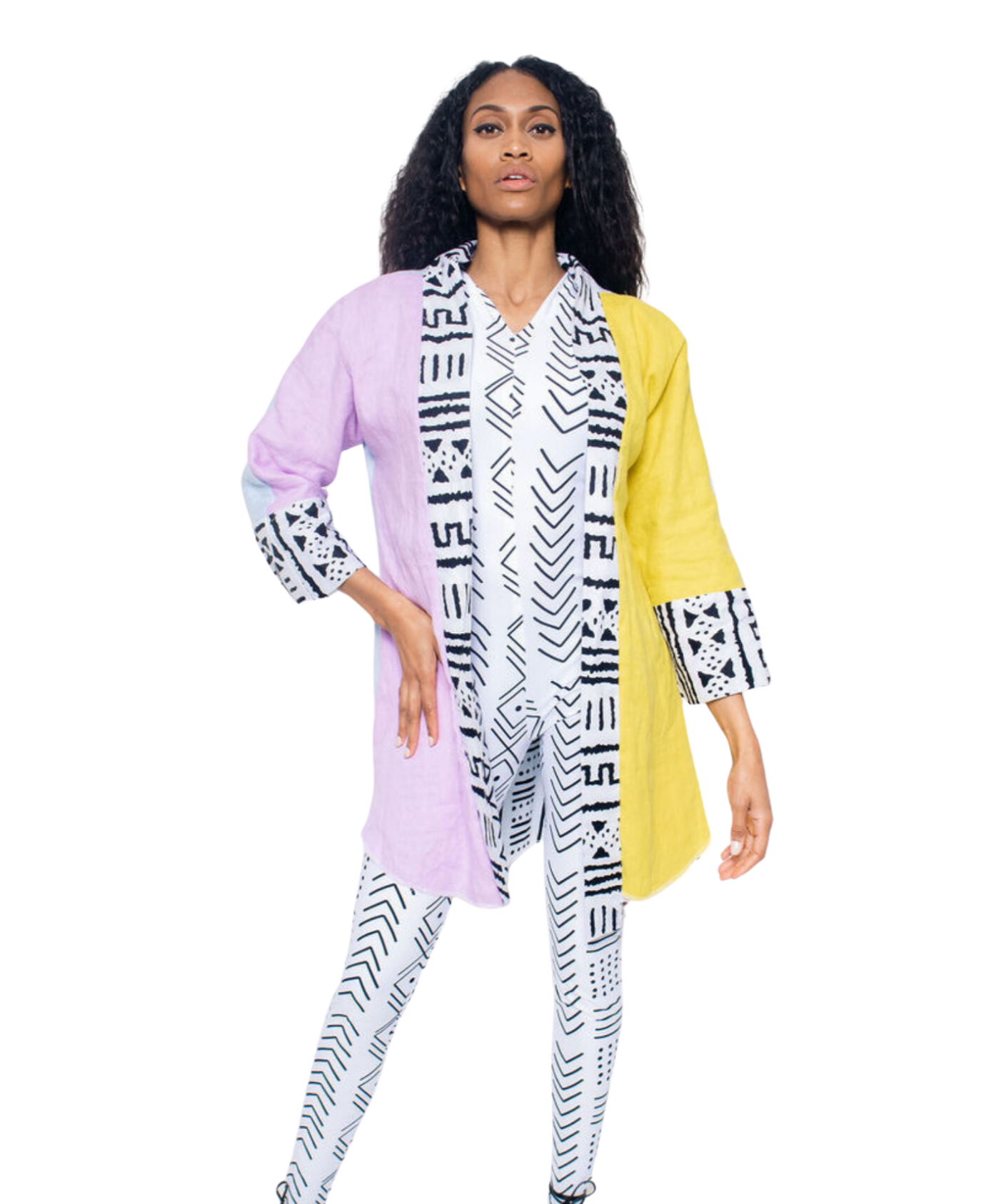 Reversible Linen Robe (Midi) 2 Styles in 1