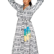 Mudcloth Robe (Maxi)