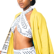 Slim Stretch Scarf - Mudcloth Print
