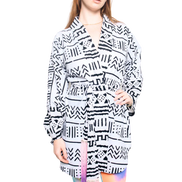 Reversible Linen Robe (Midi) 2 Styles in 1