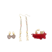 3 Piece Lover's Charm Earring  Set (Limited Edition)