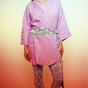 Lilac Linen Robe (Midi)
