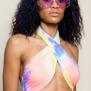 Slim Stretch Scarf - Tie Dye