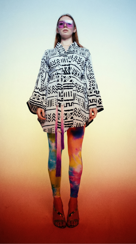 Mudcloth Robe (Midi)