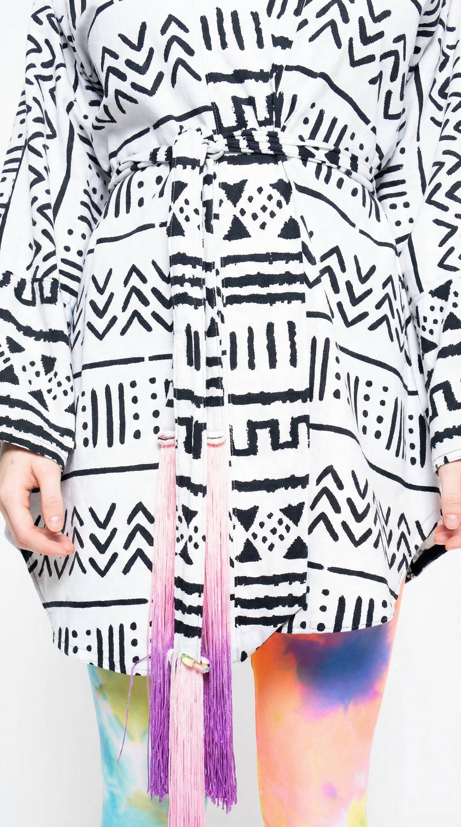 Mudcloth Robe (Midi)
