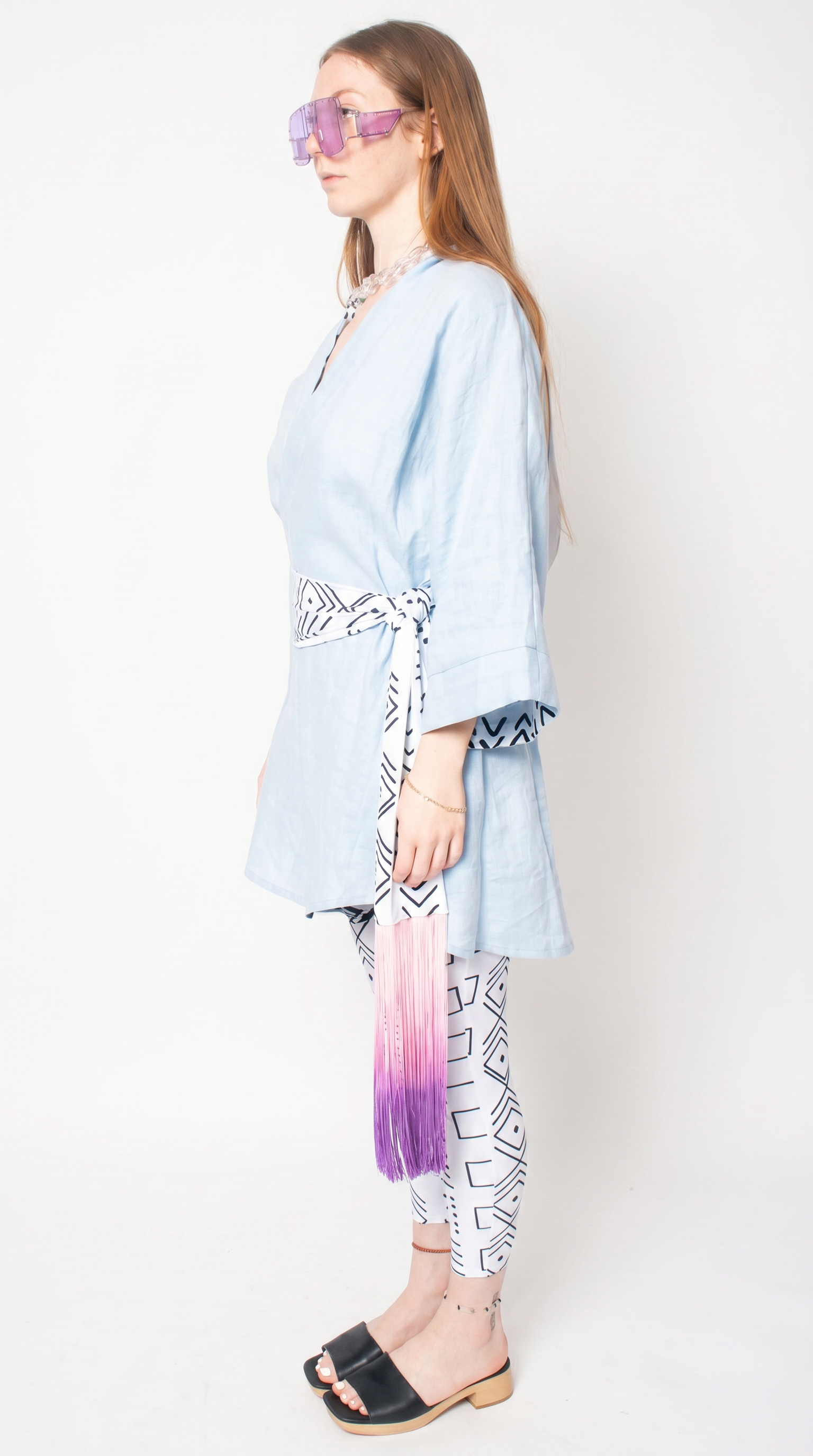 Sky Blue Robe (Midi)