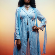 Coastal Breeze Robe (Midi)