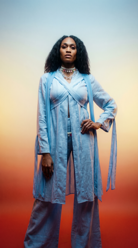 Coastal Breeze Robe (Midi)