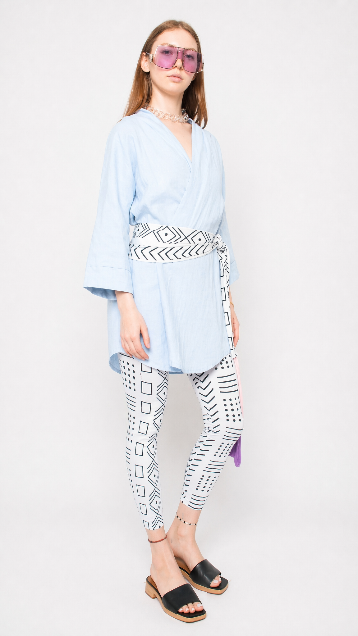 Sky Blue Robe (Midi)