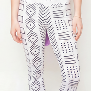 Stretch Mudcloth Leggings