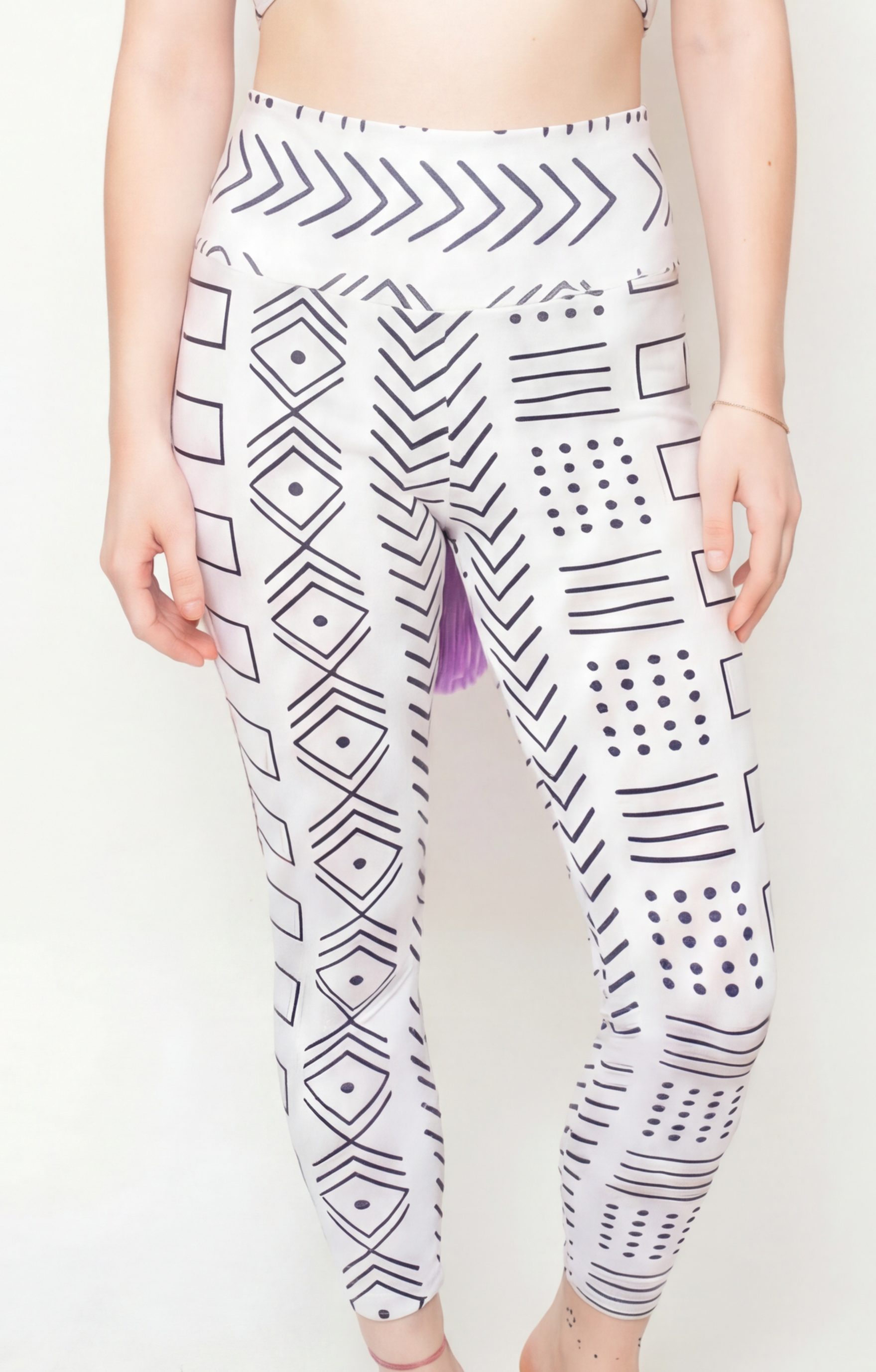 Stretch Mudcloth Leggings
