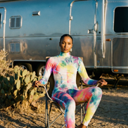 Luminous Bodysuit (Rainbow Tie Dye)
