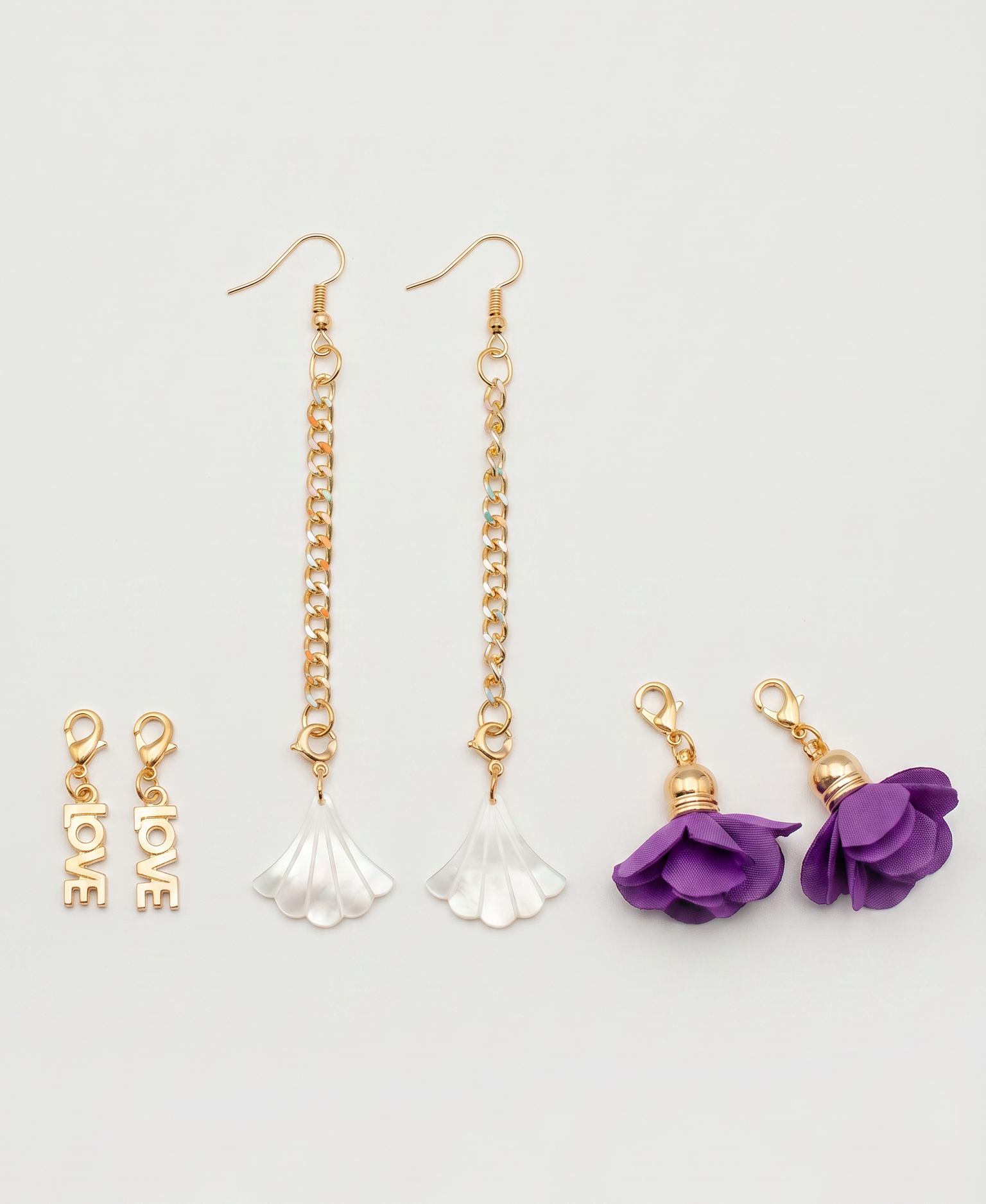 3 Piece Mothers Charm Earring  Set (Limited Edition)