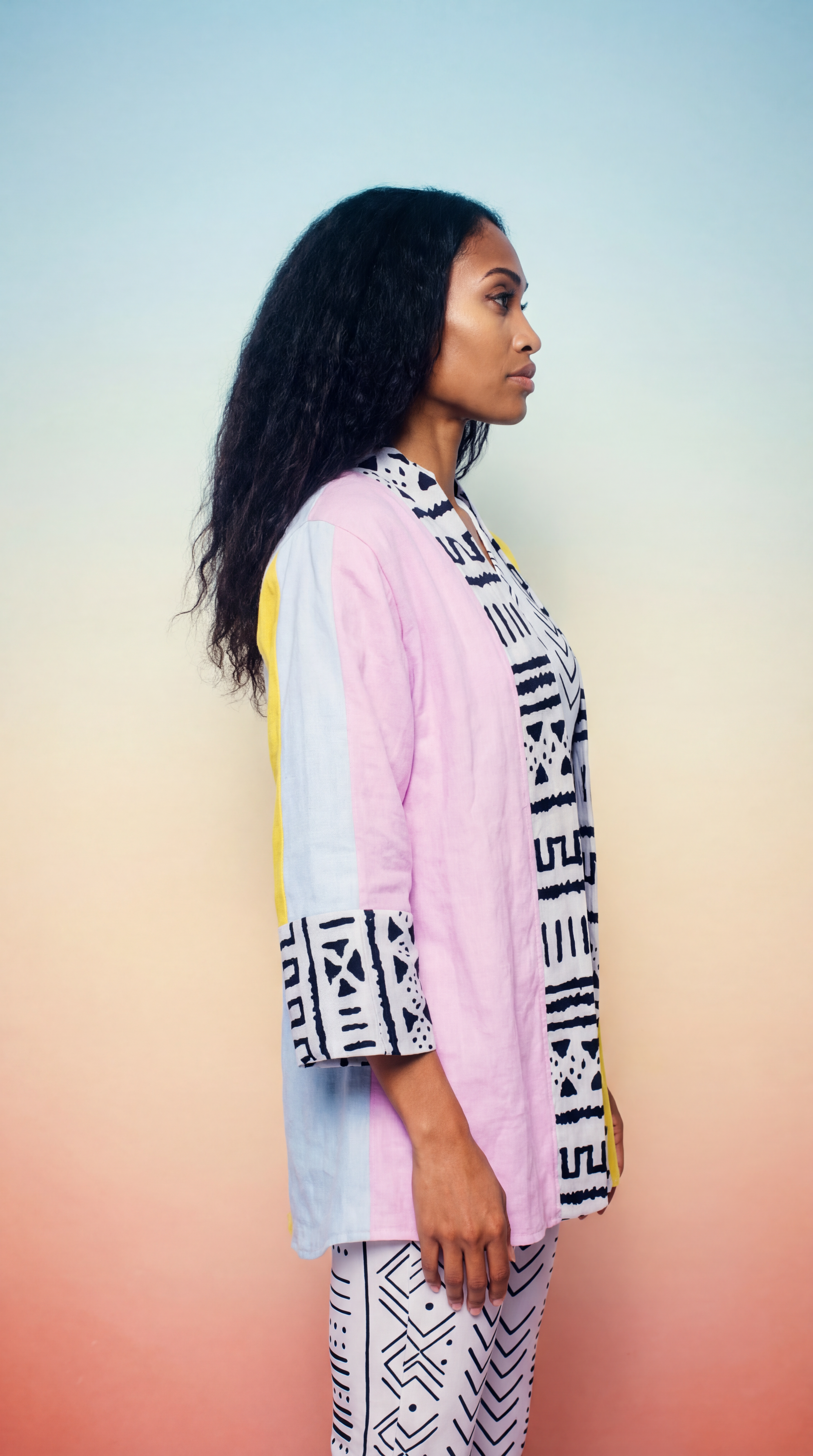 Reversible Linen Robe (Midi) 2 Styles in 1