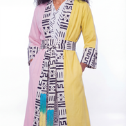Reversible Linen Robe (Maxi) 2 in 1 Style