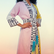 Reversible Linen Robe (Maxi) 2 in 1 Style