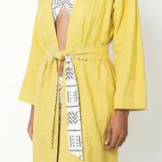 Pineapple Yellow Robe (Midi)