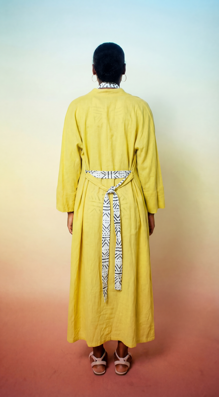 Pineapple Yellow Robe (Maxi)