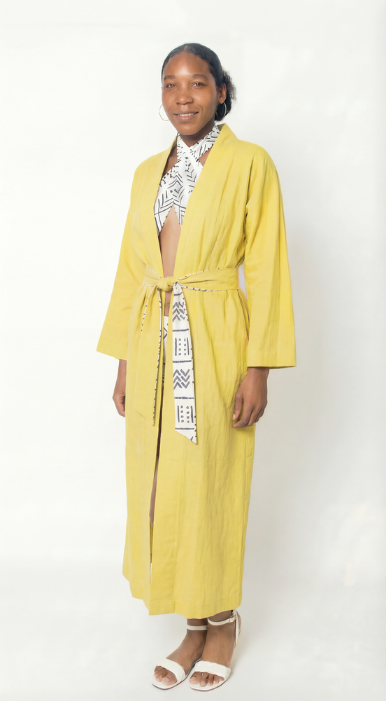 Pineapple Yellow Robe (Maxi)