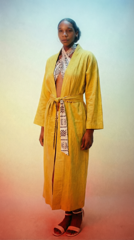 Pineapple Yellow Robe (Maxi)