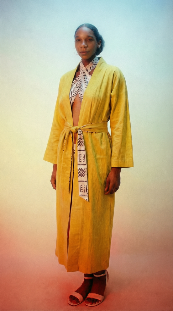 Pineapple Yellow Robe (Maxi)