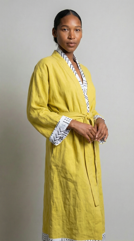 Pineapple Yellow Robe (Maxi)