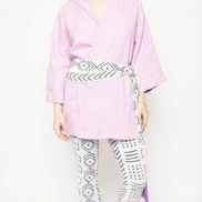 Lilac Linen Robe (Mini)