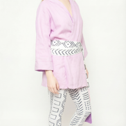 Lilac Linen Robe (Mini)