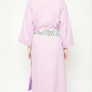 Lilac Linen Robe (Maxi)