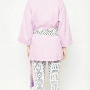 Lilac Linen Robe (Mini)