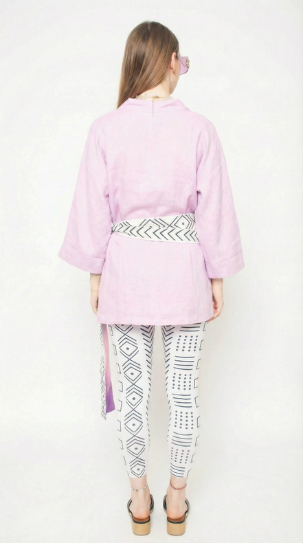 Lilac Linen Robe (Mini)