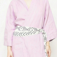 Lilac Linen Robe (Maxi)