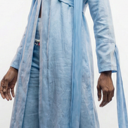 Coastal Breeze Robe w Butterfly Appliqué  (Midi)