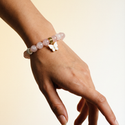 Aromatherapy Bracelet with Butterfly Charm
