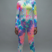 Luminous Bodysuit (Rainbow Tie Dye)