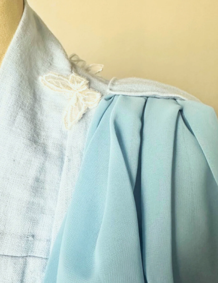 Coastal Breeze Robe w Butterfly Appliqué  (Maxi)