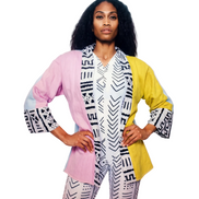 Reversible Linen Robe (Mini ) 2 Styles in 1