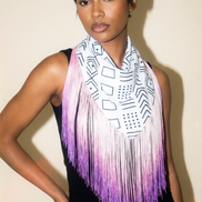 Versatile Triangle Scarf - Mud Cloth