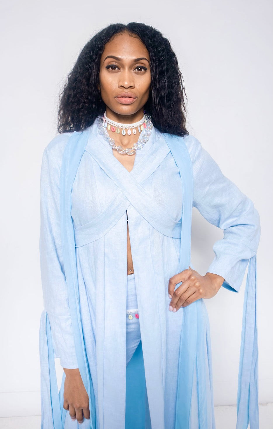 Coastal Breeze Robe (Midi)